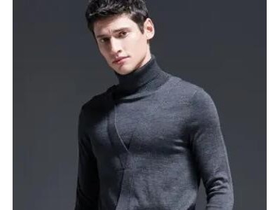 Men's knitted cashmere sweater