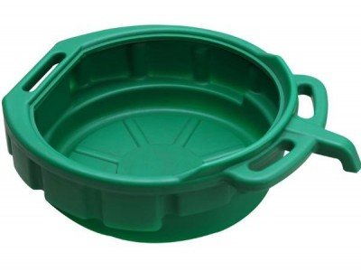 15 Litre PE Plastic Oil Recycler Drain Pan Fluid Water Drip Tray