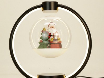 Magnetic levitation rotating floating lamp light Christmas present