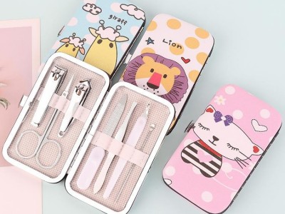 Lovely Manicure Set 7pcs Grooming Set Nail Trimming Set