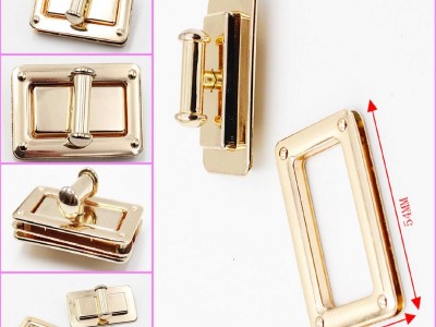 Latest Style Own Design Metal Handbag Decorative Lock for Bag Accessories
