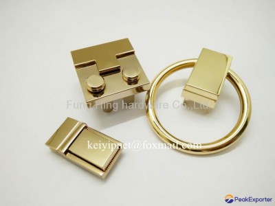 High Qality Metal Handbag lock for Bag Lock Catch