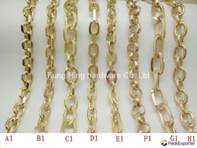 Gold Metal Bag Strap Chain For Handbag handle Purse chain