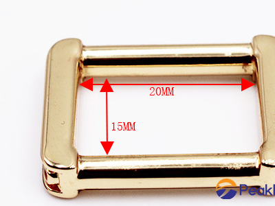 Custom Simple Style Gold Light Square Bag Buckle Metal Bag Accessories