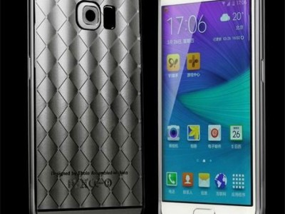 New design aluminium bumper case with back cover for S6 edge