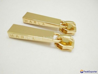 ustom Metal Zipper Head with Pull For Handbag
