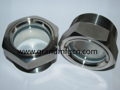 Fire protection system SS316 stainless steel sight glass plug NPT2"