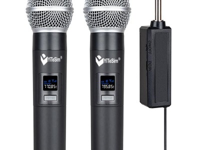 Yitesim SM-58 rechargabel Wireless Handheld Microphone