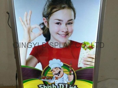 Aluminum super slim LED light box