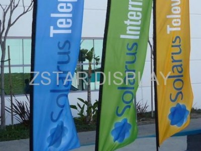 Custom logo  feather flags