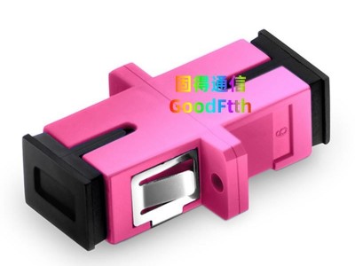 Fiber Adapter SC to SC Simplex Duplex Plastic Metal