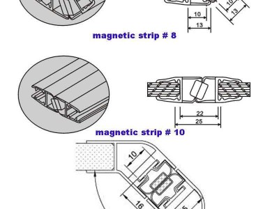Magnetic seal strip