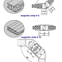 Magnetic seal strip