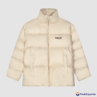 Wholesale            Down Jacket  Men's Loose Bakery Stand Collar Padded Jacket