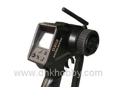 2.4GHz radio transmitter with LCD panel 2 channel