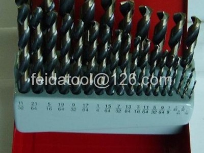 HSS drill bit in Metal Box , 29 pcs