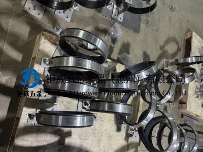Pipe clamp throat size throat hoop iron stainless steel