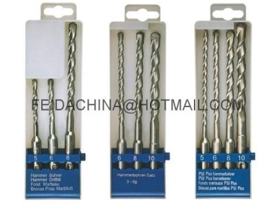 drill bits of sds in plastic box