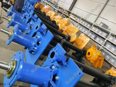 65QV-TSPR Vertical sump pump for Mixed Rare Earth Carbonate project