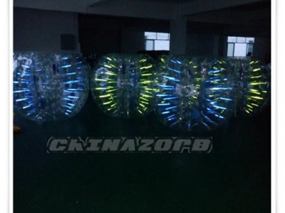 Popular glow inflatable bubble soccer good price