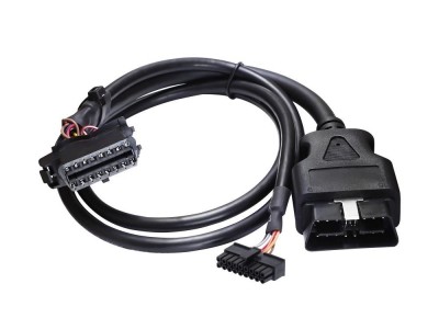 16PIN MALE TO MOLEX 18P with fiat connector obd 2 obdii y cable with molex For