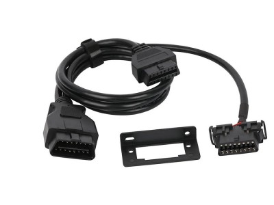 16PIN MALE TO FEMALE Universal wire with Bracket universal obdii obd2 obd 16 pin