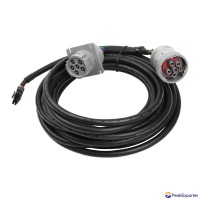 6PIN GRAY MALE TO 6P FEMALE GRAY WITH MOLEX 3.0 12PIN j1708 jpod to 6 pin splitt
