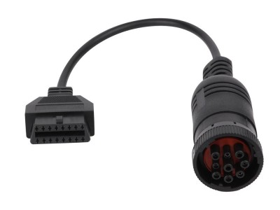 16PIN FEMALE TO J1939 9P MALE j1939 connector to obd2 cable For Transport equipm