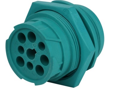J1939 9PIN TYPE2 FEMALE GREEN WITH Screw thread connector j1939 9 pin deutsch ty