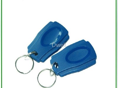 125khz frequency  abs passive rfid tag keychain