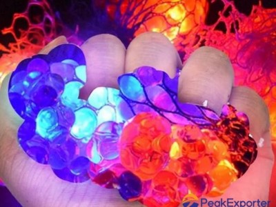 10ml Mesh Ball Stress Led Glowing A Grape Toys Anxiety Relief Stress Ball Fidget
