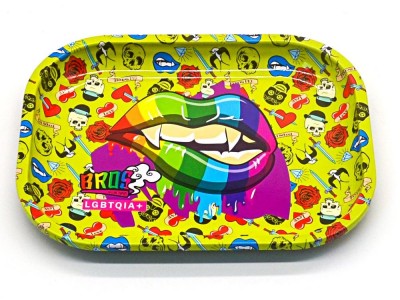 2021 New Carton Rolling Tray 180*140mm Metal Cigarette Smoking Paper Tray