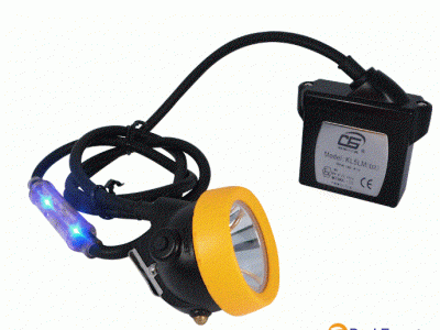 KL5LM 20000lux cap lamp with safety rear light