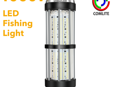 IP68 1000W 1500W underwater led fishing light green red attracting fish