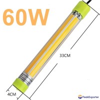 12V Fishing Light 60W LED Underwater Fishing Light Lures for River Lake fishing