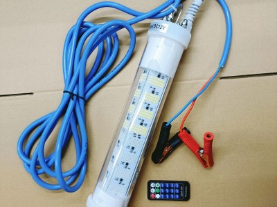 500W 12V Dual Colors Underwater LED Fishing Light with Remote