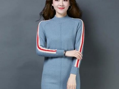 Ladies long cashmere sweater
