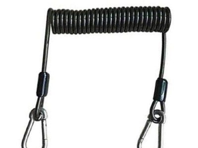 Bungee Power Tool Plastic Coil Lanyard