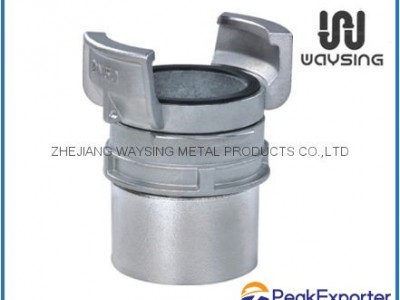 HALF COUPLING WITH LOCKING RING AND FEMALE BSP THREAD-SS