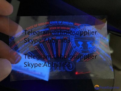 New OHIO sticker OH OVI laminate OH holo