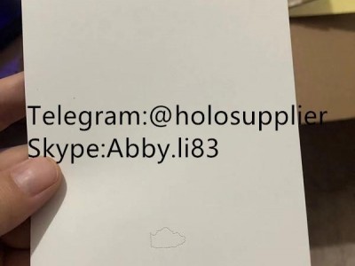 Illinois single teslin paper sheet IL micro holes paper Illinois laminate