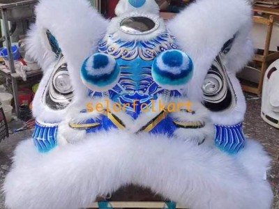 Futsan style sheep fur blue lion