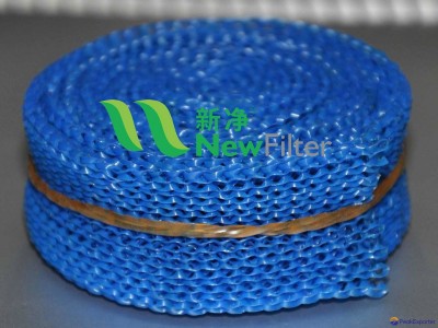 Brake Valve Silencer Blue Nylon flat knitted wire mesh