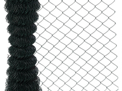 Green Plastic Coated ChainLink Fencing Wire Mesh
