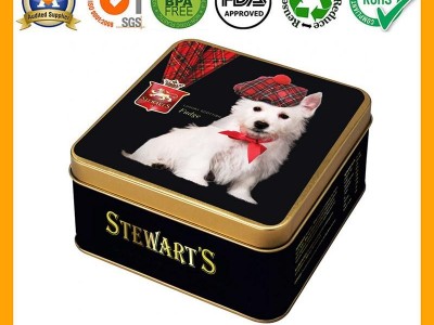 Custom Fudge Candy Tin For Holiday Sweets Tin Box Packaging Factory