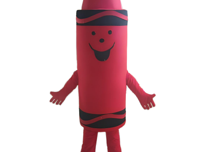 adult Lipstick mascot costume red chalk mascot costume
