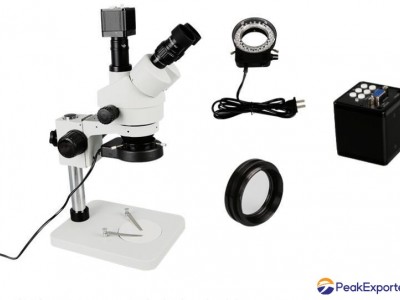 VGA 7-45X Trinocular Stereo Microscope For Phone Logic Board Repair