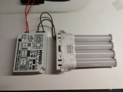 Compatible with electronic ballast transverse tube 2G10 9W