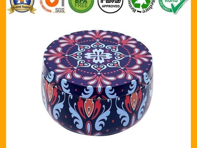 Empty 6oz scented cosmetics can fragrance candle tins