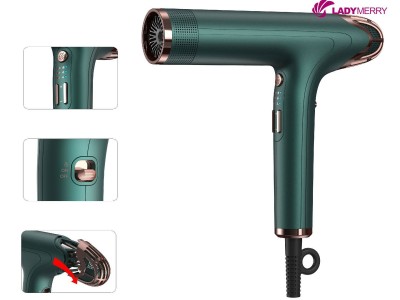 Custom OEM Manufacturing of Three-Speed Temperature Control BLDC Hair Dryers